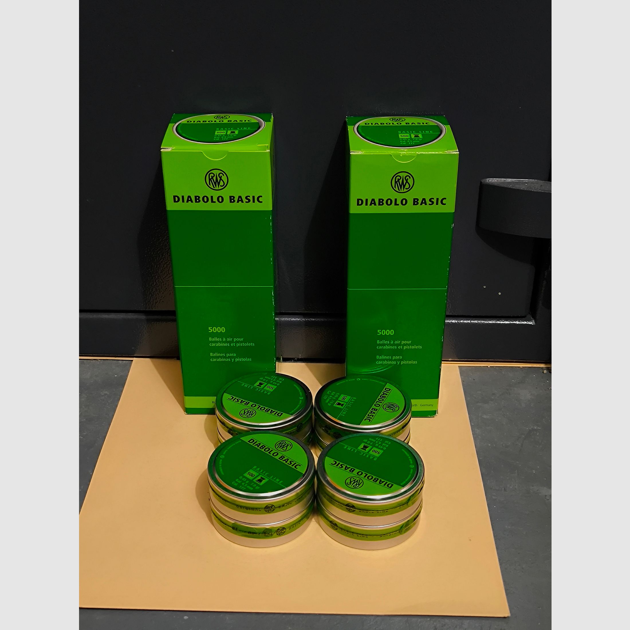 RWS Diabolos Basic 4,5mm 7,0gr 0,45g 500 pezzi