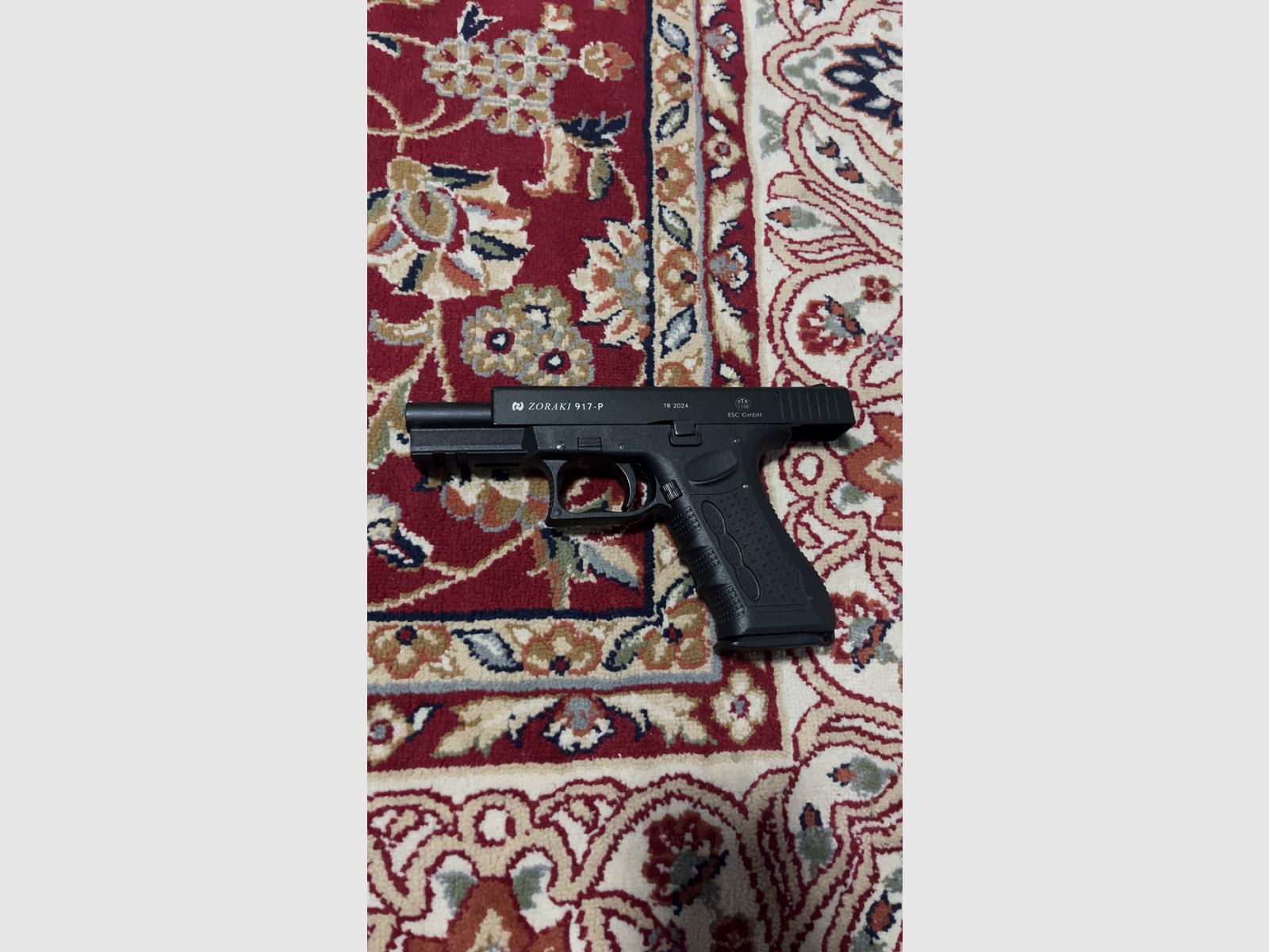 Zoraki 917 pistola de fogueo 9mm P.A.K. niquelada