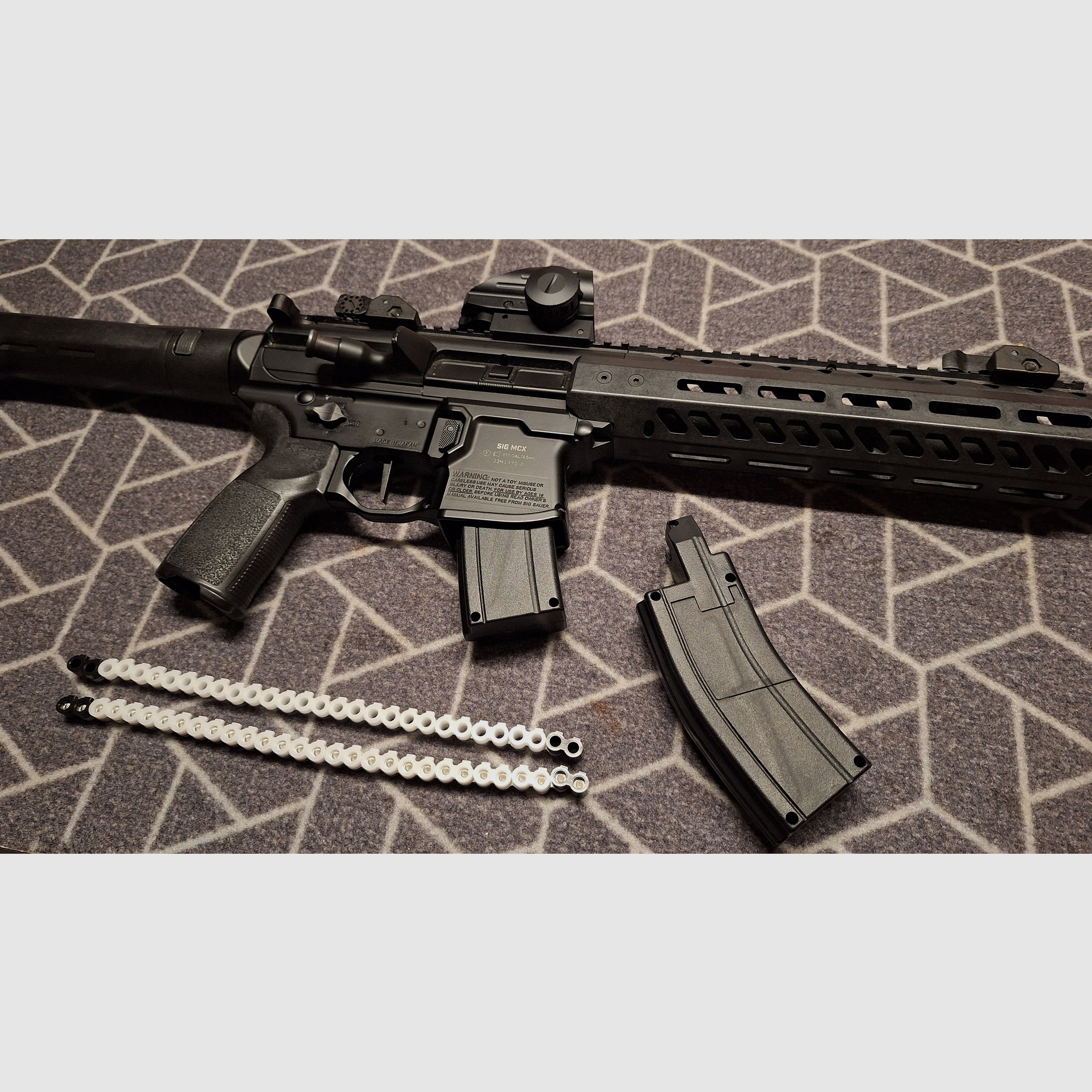 SIG SAUER MCX GEN2 Co2-Gewehr Schwarz 4,5 mm Diabolo