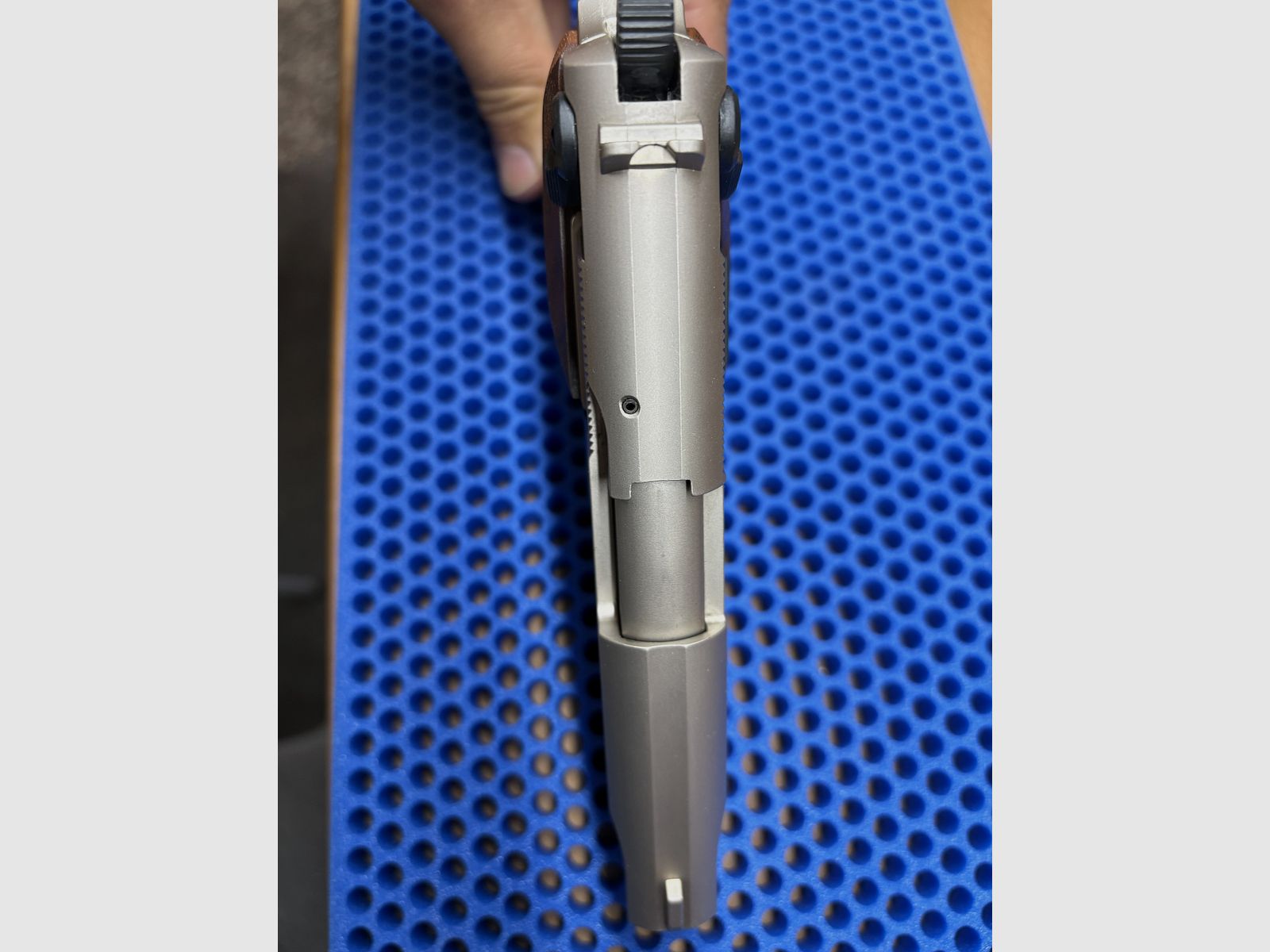WALTHER P88 COMPACT - Níquel /Madera