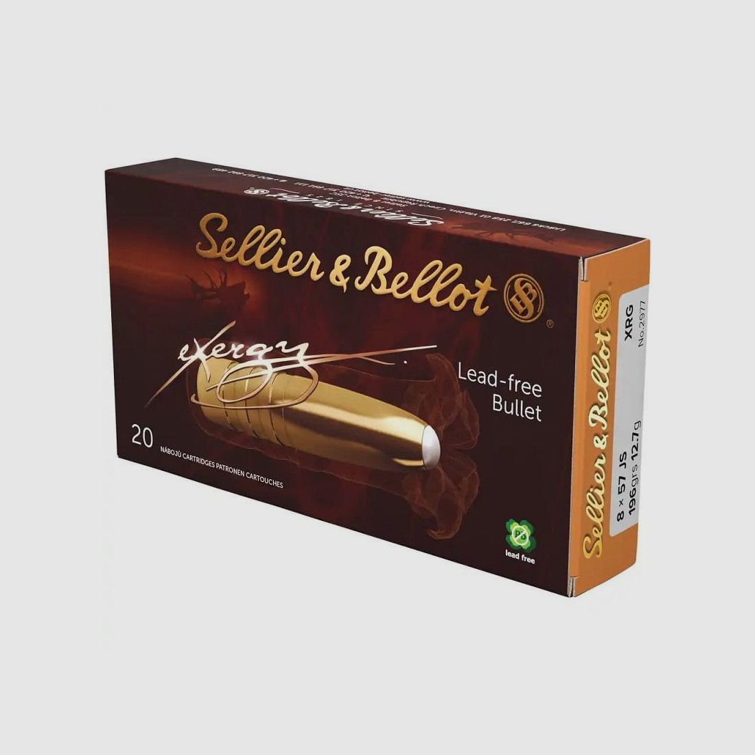 Sellier & Bellot 8x57 IS eXergy, XRG bleifrei 196 gr.