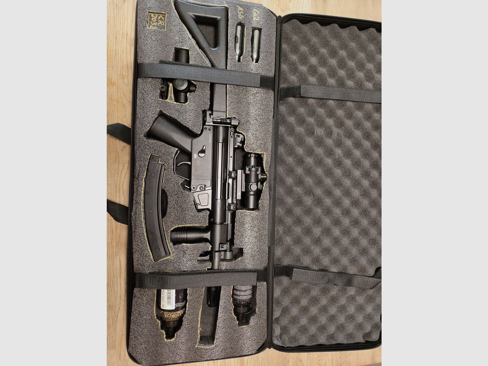 Heckler & Koch MP5 K-PDW Kal. 4,5 mm Stahl BB Co2 Blowback