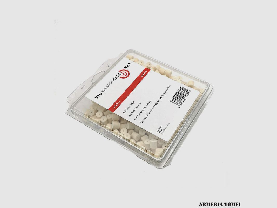 VFG WEAPONCARE – Filzstücke Kal. 9,3 mm (500 Stk)