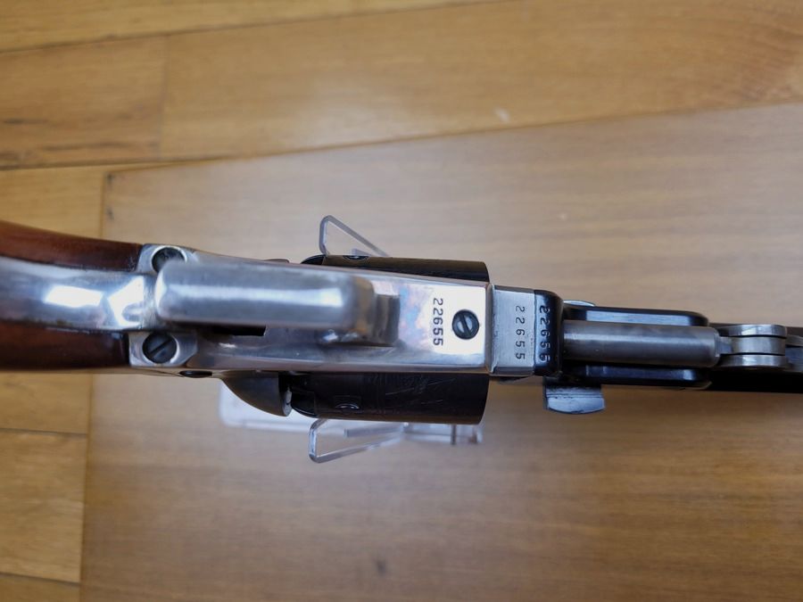 Zeer mooie Colt zwartpoeder revolver – Mod. 1851 Navy – ZELDZAAM COLT USA fabricage (niet Italiaans!) uit 1977 – 6 schoten – kaliber 36 – uitstekende staat, afbeelding 13 van 27