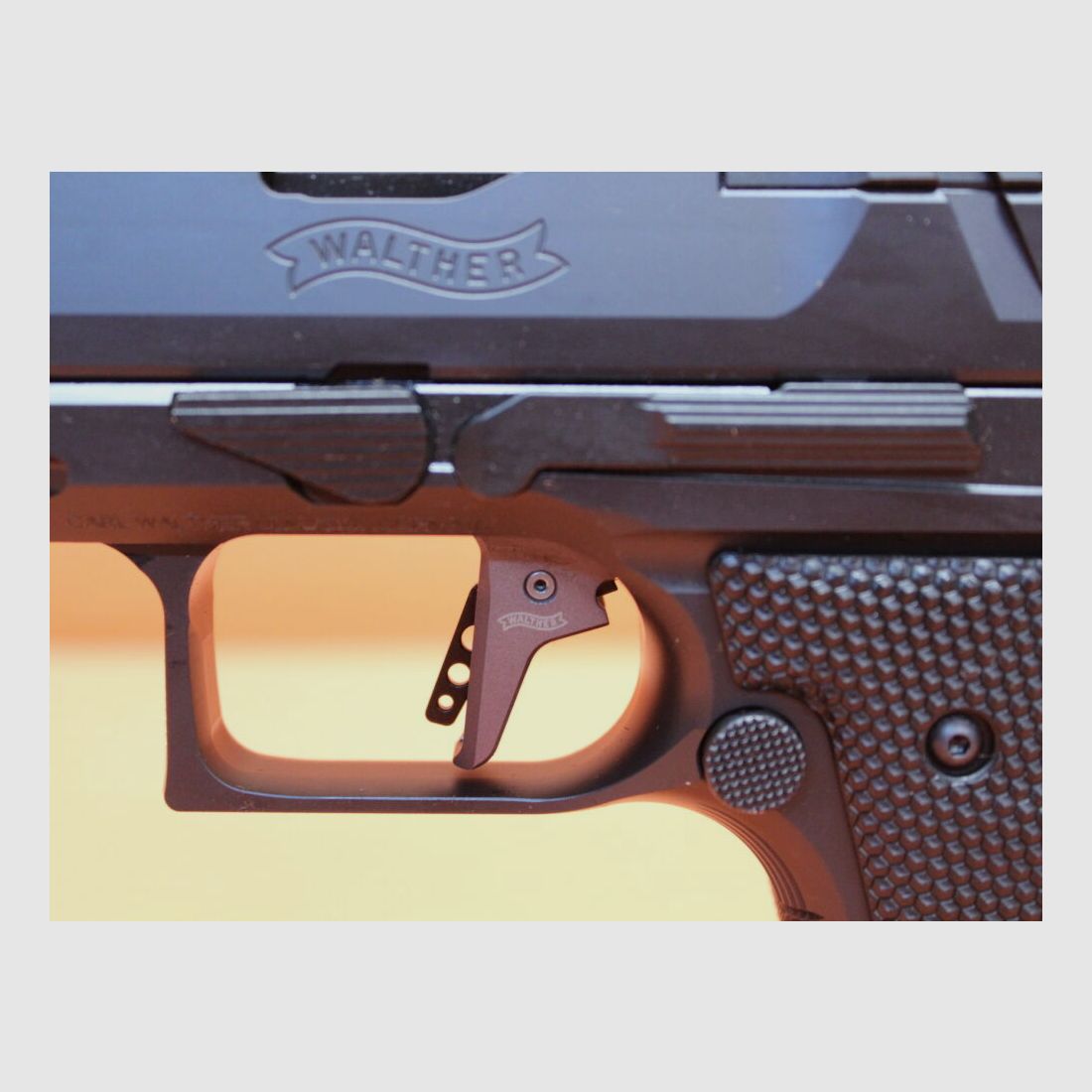 Walther Ha.Pistolet 9mmLuger Walther PDP Cadre en acier Match Taille complète 5" Canon polygonal/ Prêt pour optiques SF