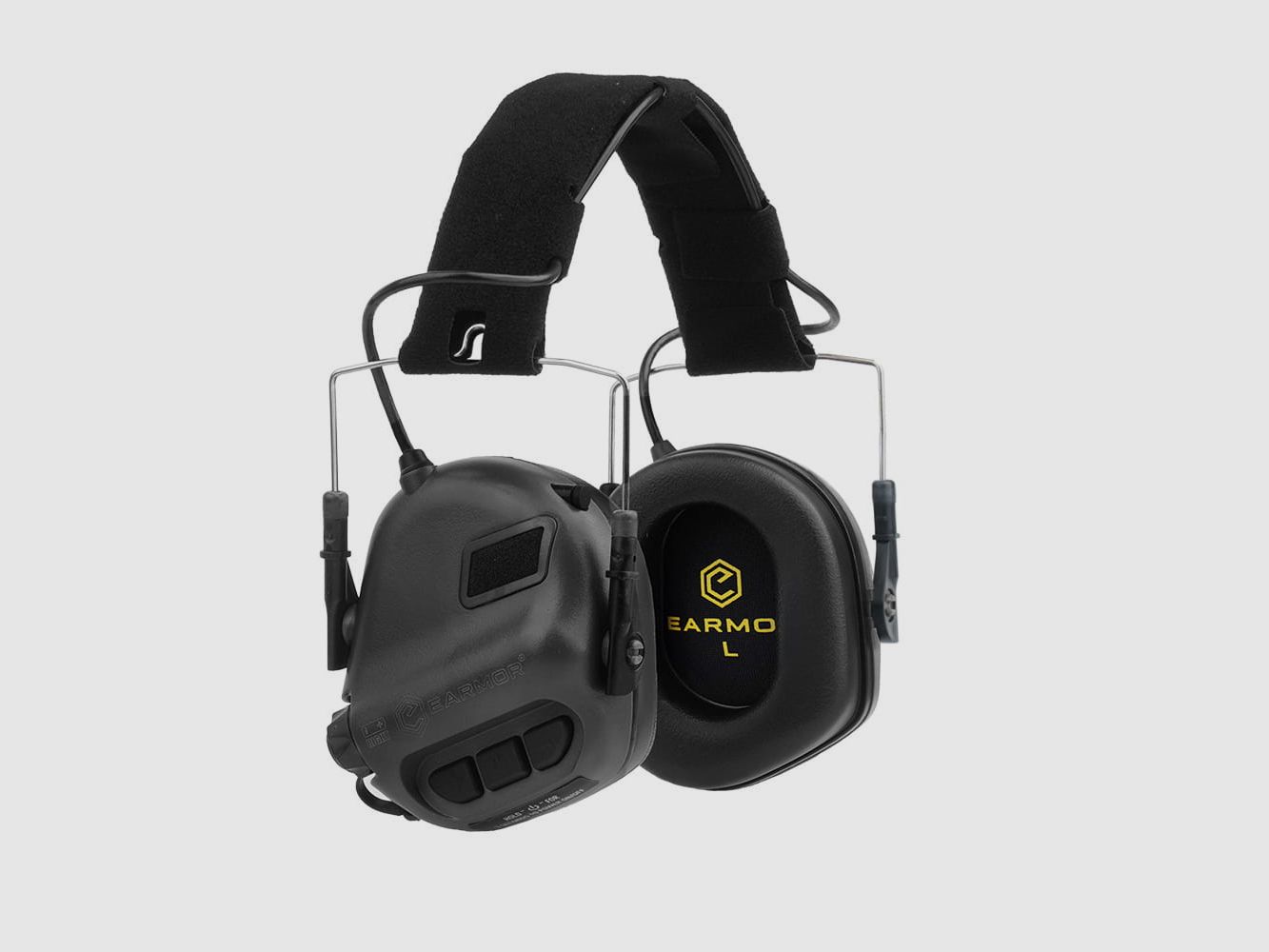 Earmor Protezioni acustiche attive M31 Nere, immagine 1 di 3