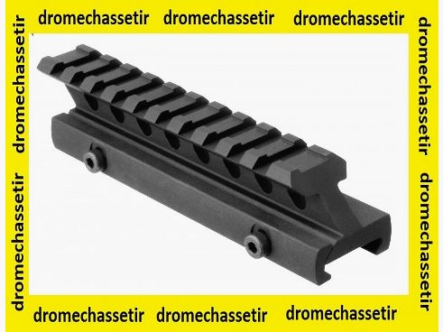 Medium Picatinny riser for Picatinny rail, 19mm