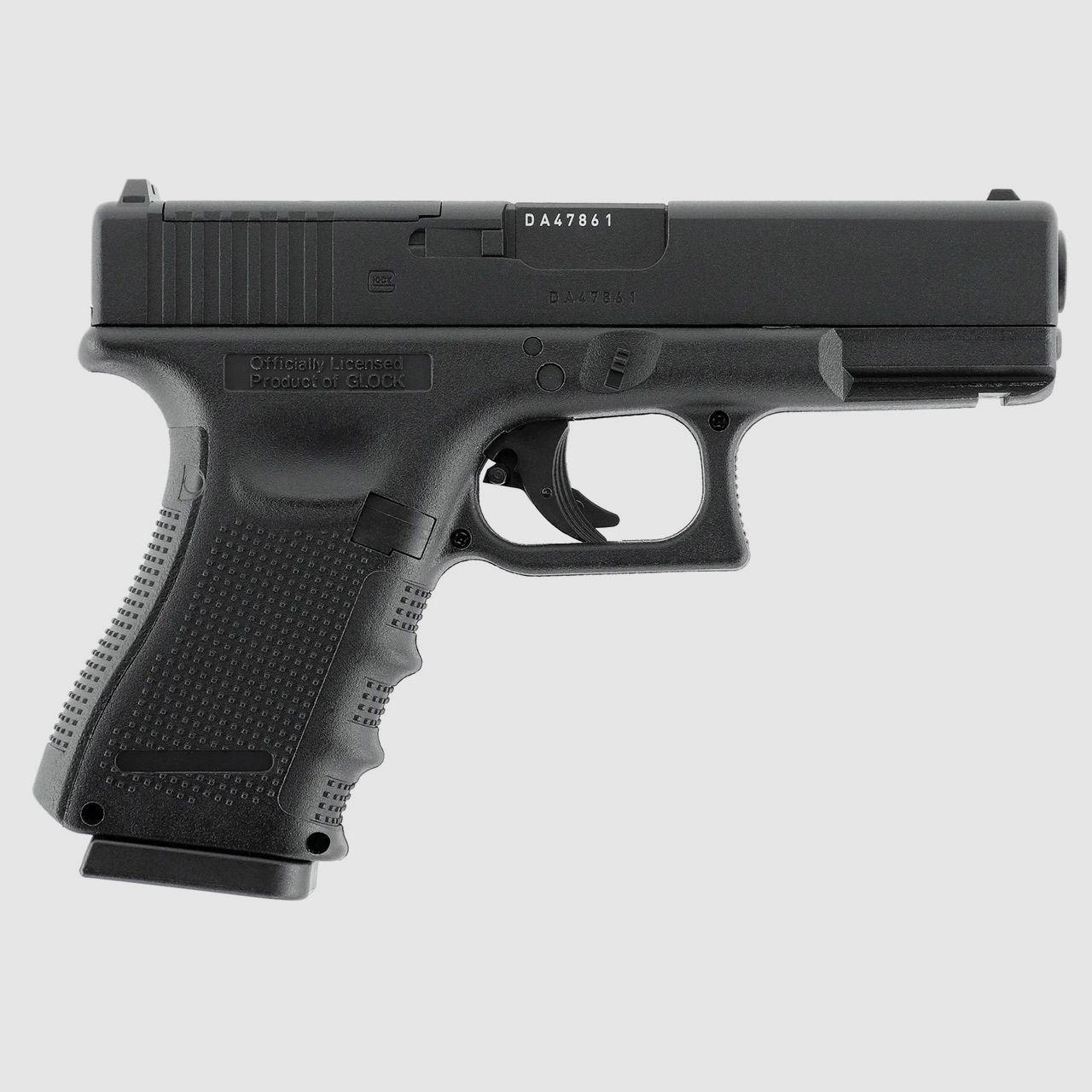 CO2 Softair Pistole Glock 19 Gen4 MOS Metallschlitten Kaliber 6 mm BB (P18)