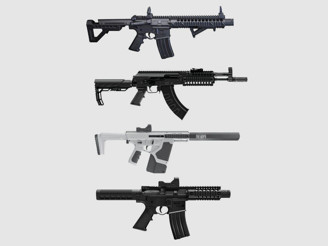 Pack Crosman Gewehre Vollautomatisch C4.5