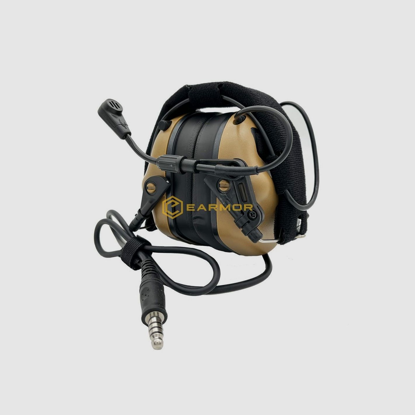 EARMOR CUFFIE ELETTRONICHE M32 COYOTE, immagine 5 di 6