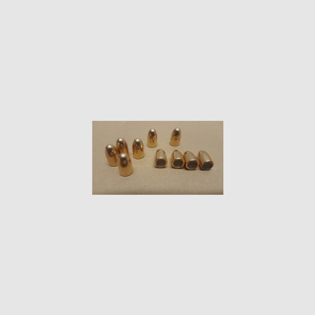 Pociski 9 mm (.355) 124 grain/8 gram, FMJ CuZn30, LIMIT-Z