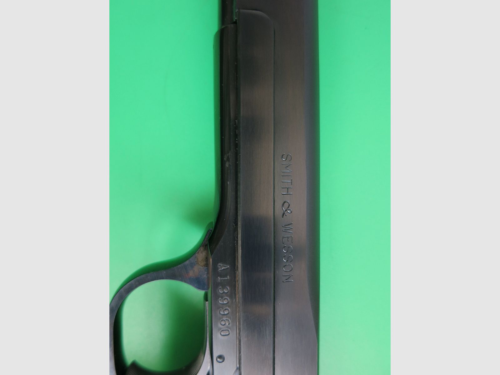 Pistola sportiva di alta gamma Smith&Wesson Mod. 41, .22 lfB, canna da 7,5" con compensatore, come nuova, assoluta rarità da collezione #40