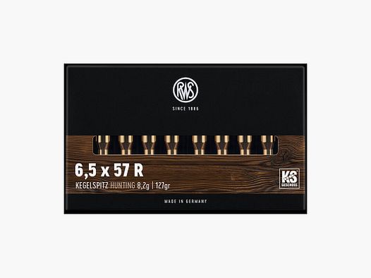 Amunicja RWS kal. 6,5x57 KS 8,2 g / 127 gr