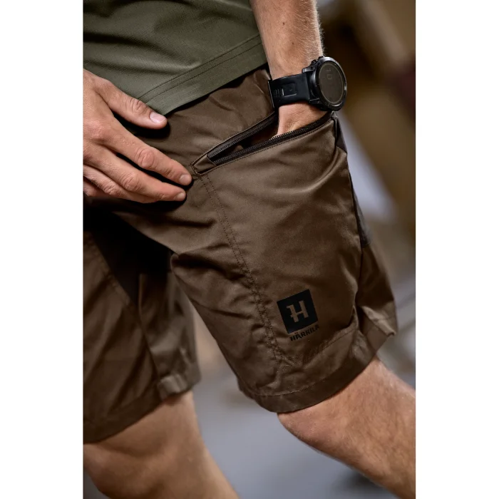 HARKILA Fjell Shorts – Dark earth / Shadow brown (106101049), immagine 4 di 6