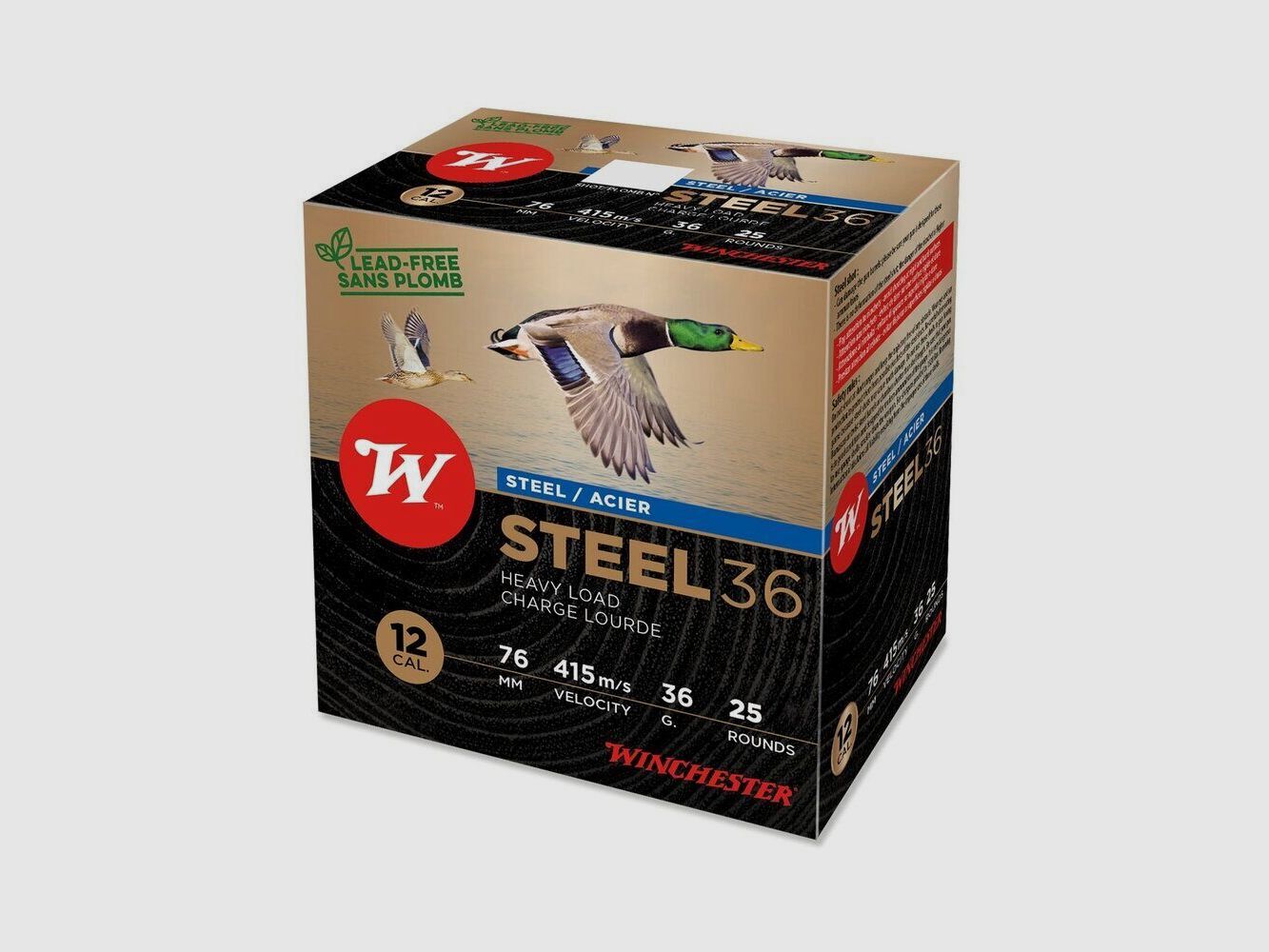 Patronen 12/76 Stahl Hp 36G PB5 X25