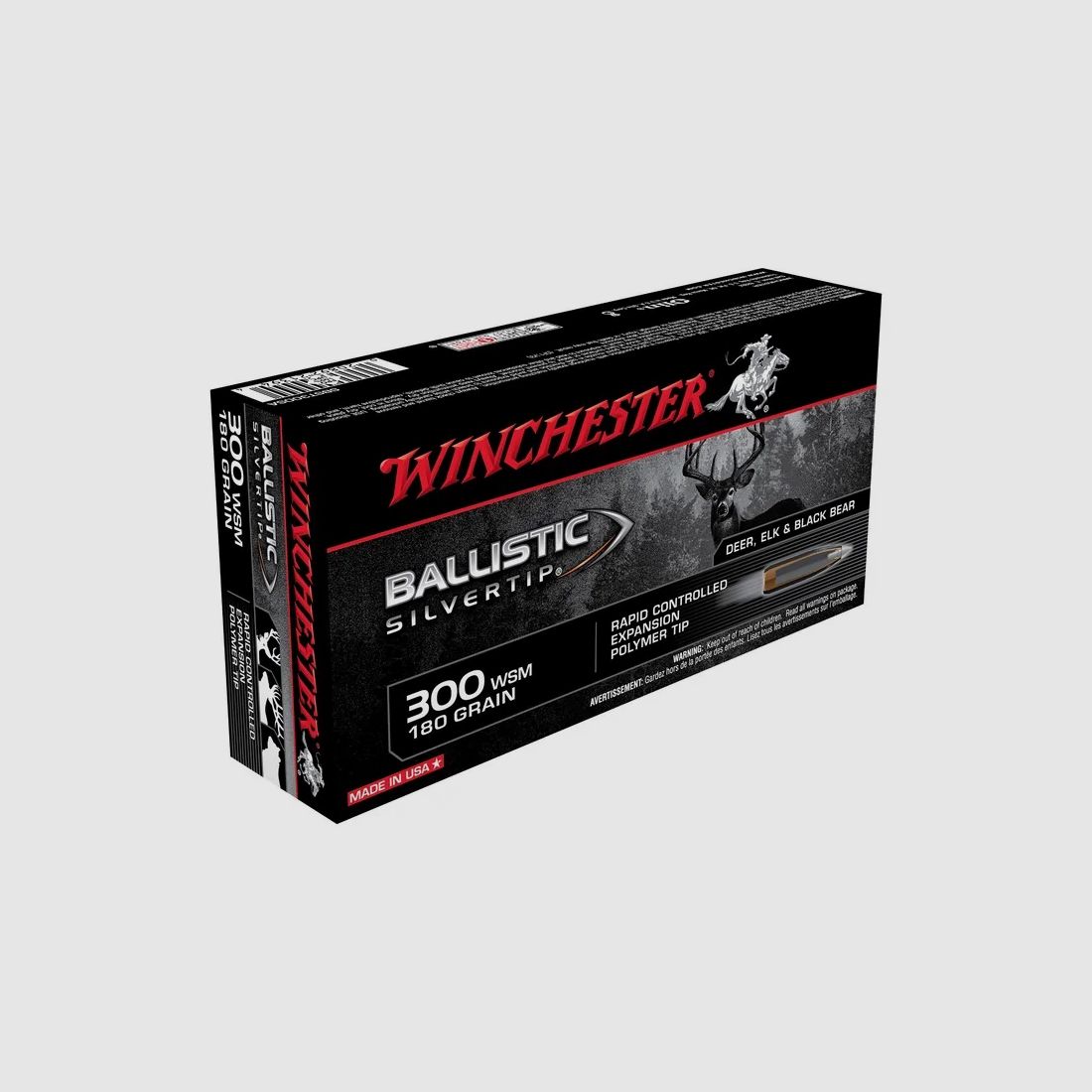 WINCHESTER .300 WSM Ballistic Silvertip Büchsenmunition 180 gr