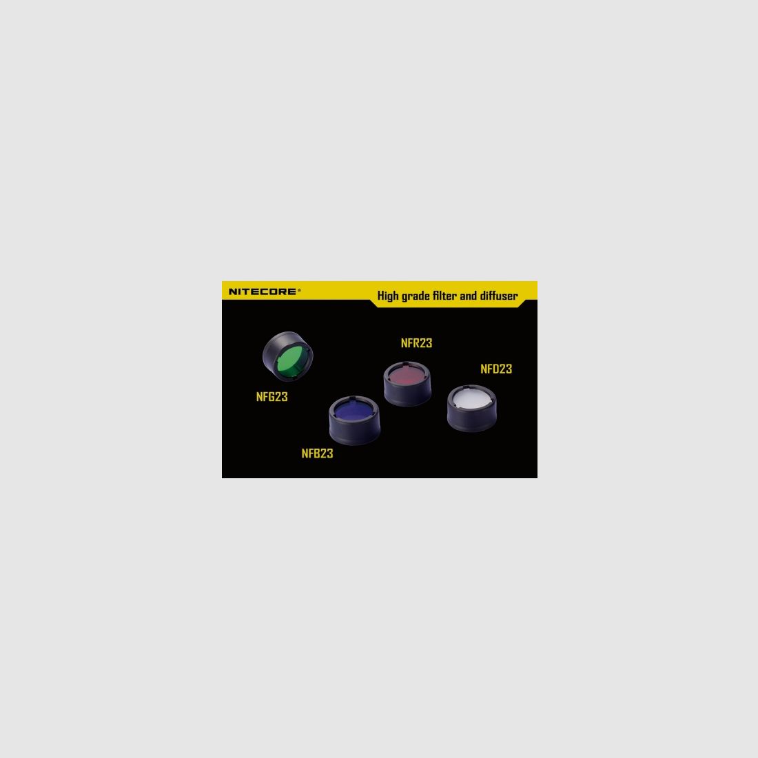 Green diffuser filter Nitecore NFG23, image 2 of 3