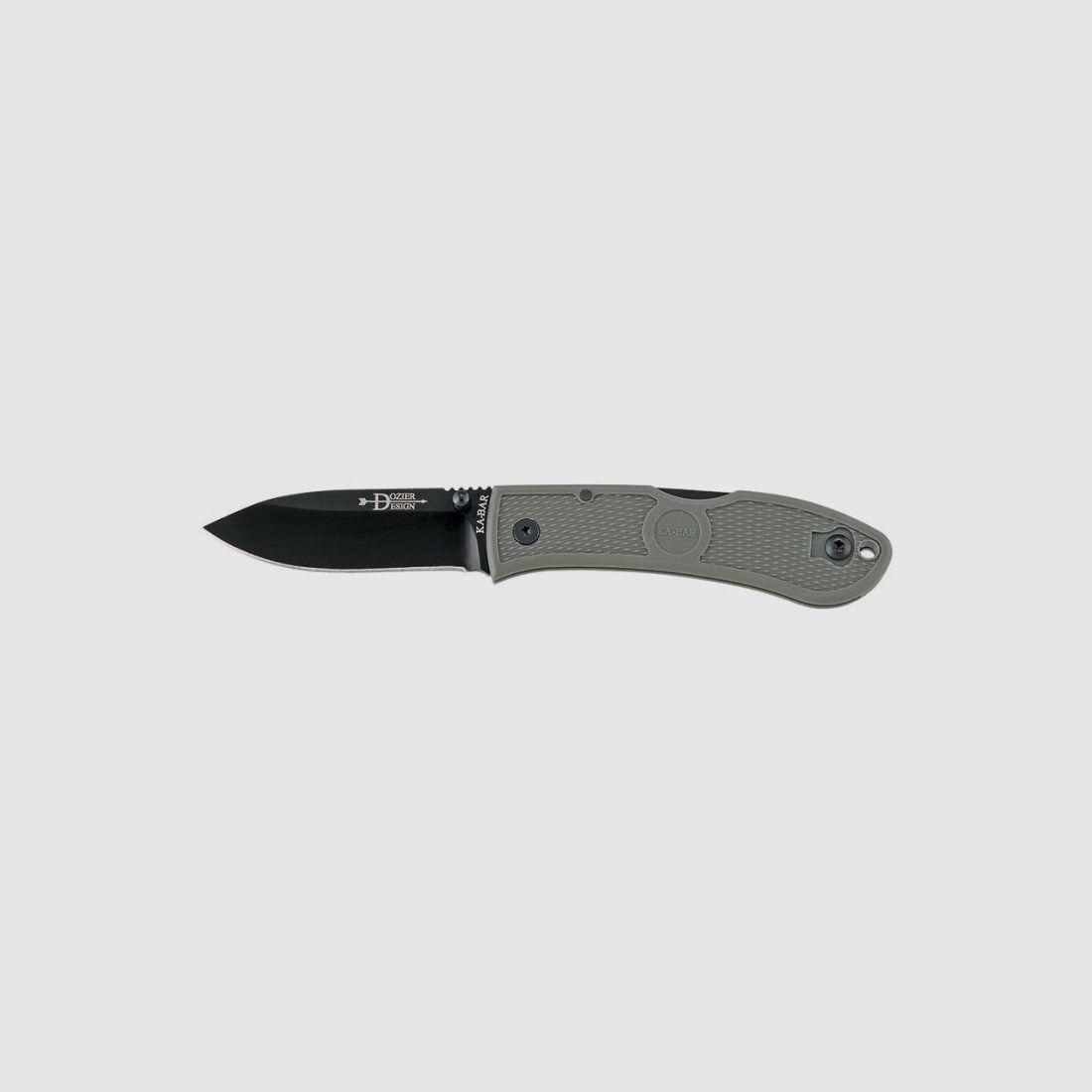 Coltello Kabar Dozier Folding Hunter - Lama 76mm Nera, immagine 3 di 4