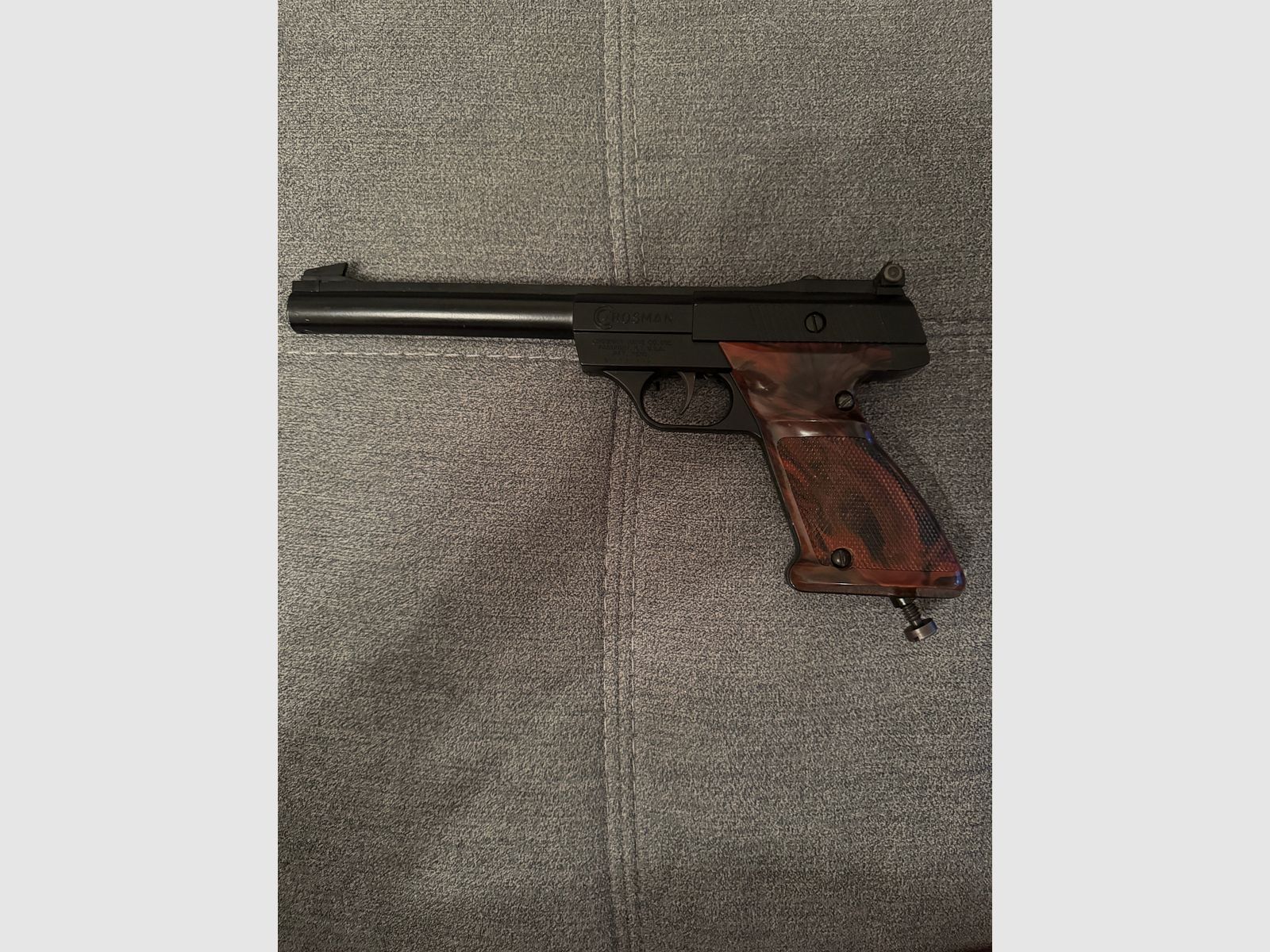 Pistola de aire CO2 Crosman Model 454 (.177 / 4,5mm BB) – Set vintage con CO2 y munición