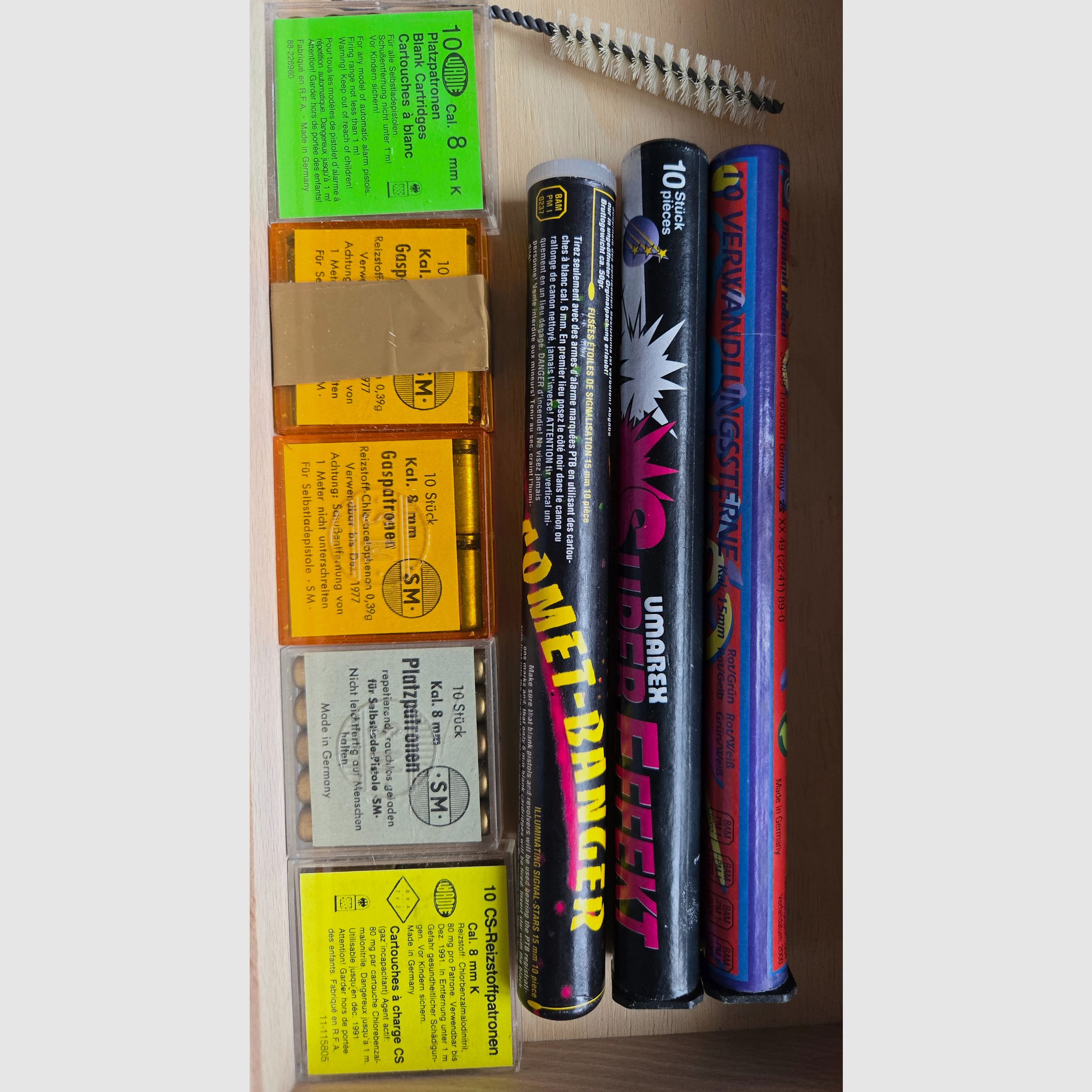 ¡Reck Automatik Gas+Pistola de inicio modelo G5, calibre 8mm + accesorios!