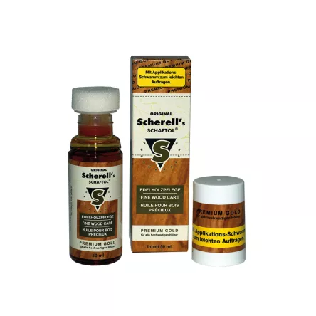 Ballistol - olej Schaftol do drewna 50 ml - złoty (gold), zdjęcie 1 z 3