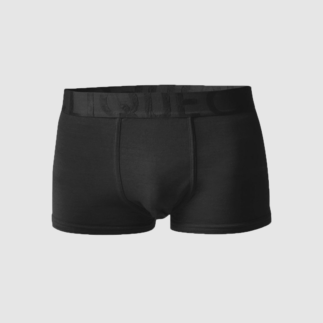 Bambus Boxershorts Kurzes Bein Schwarz - S
