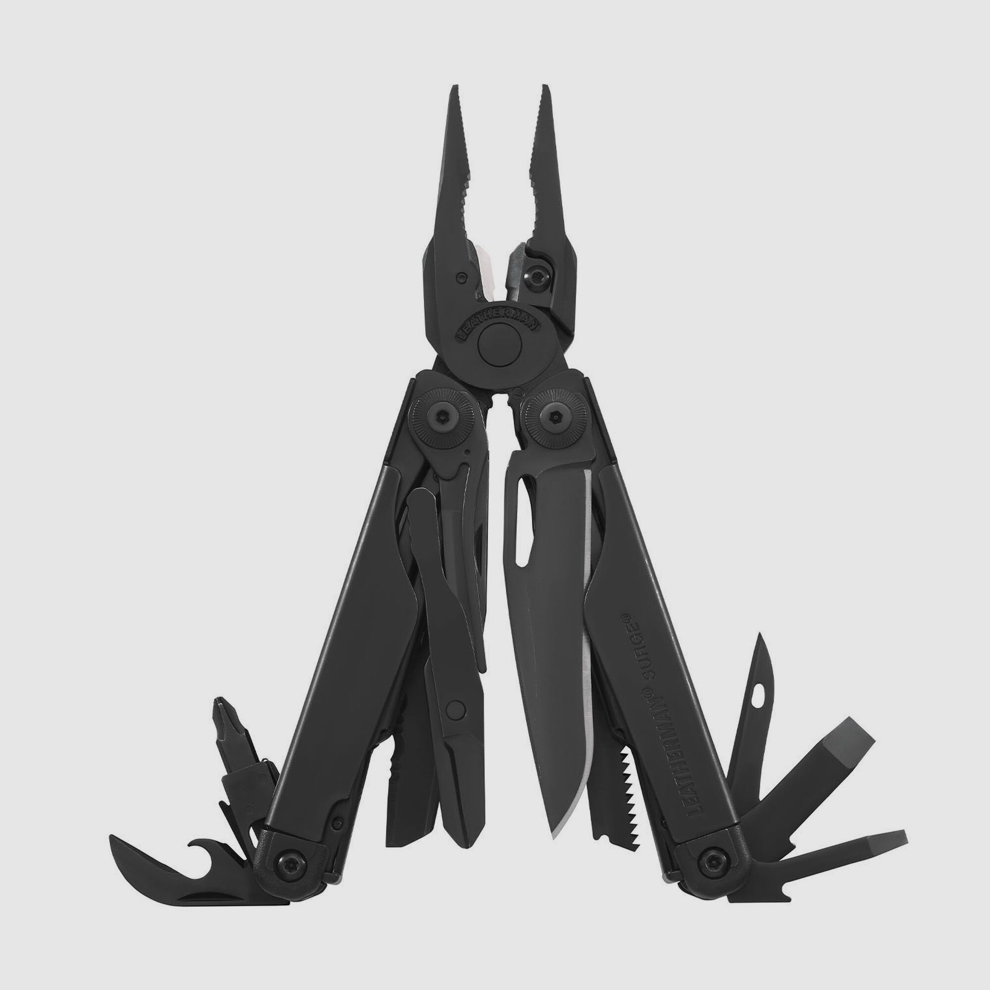 Leatherman SURGE Black, Nylon Holster mit Tasche, L