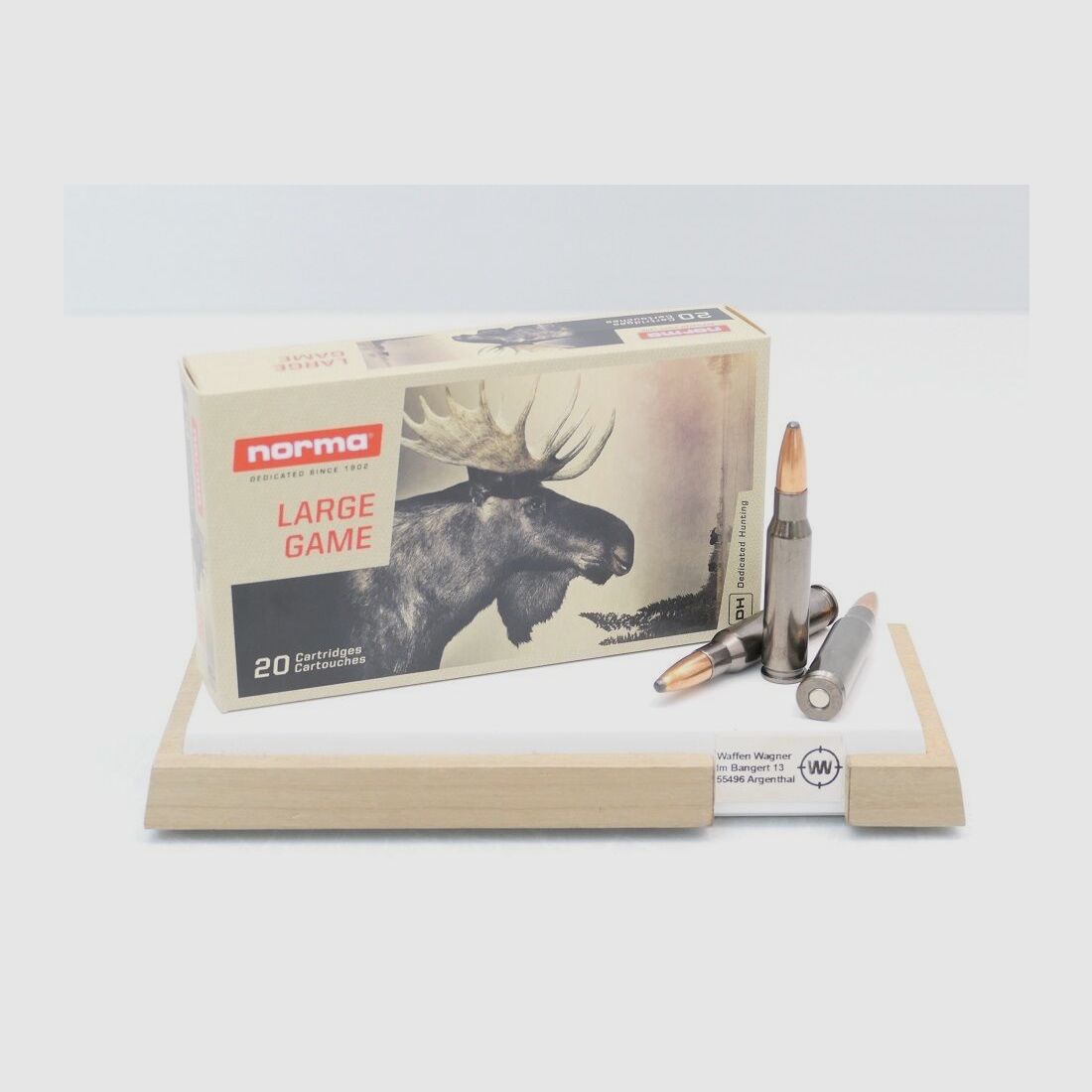 Norma ORYX SILENCER 10.7g/165grs à20 .308 Win.