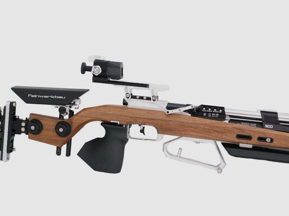 Feinwerkbau 900W support with grip rail grip size L right - walnut