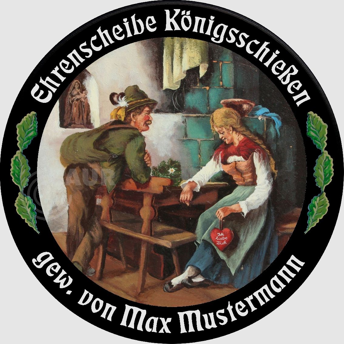 Schietschijf ECO-LINE Motief 195, afbeelding 2 van 6