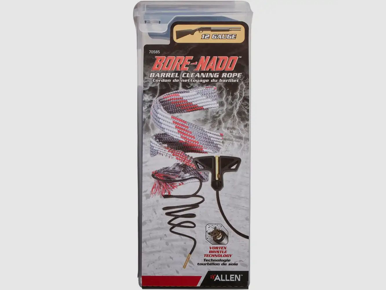 Bore-Nado de Allen 2009655 cuerda de limpieza para escopetas calibre 12