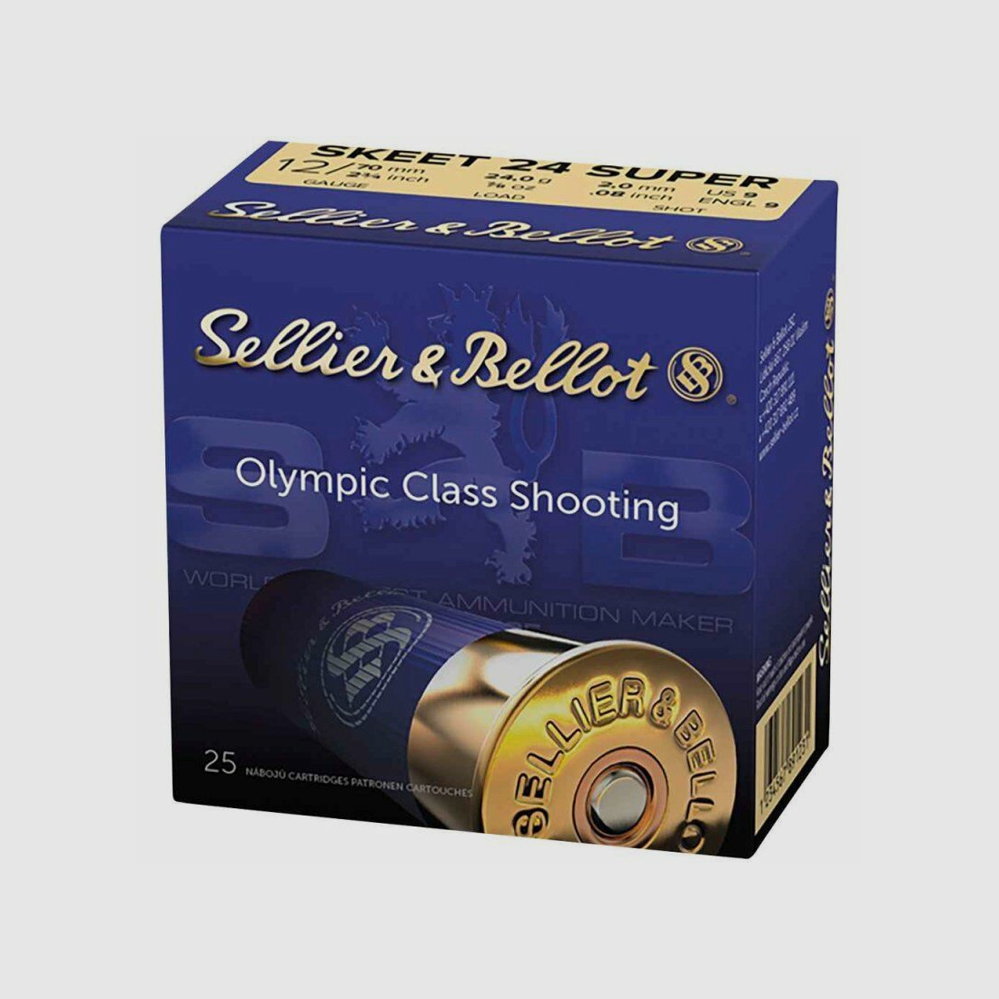Sellier & Bellot Super Skeet 24 - 24 gr. 2 mm - 25 pezzi
