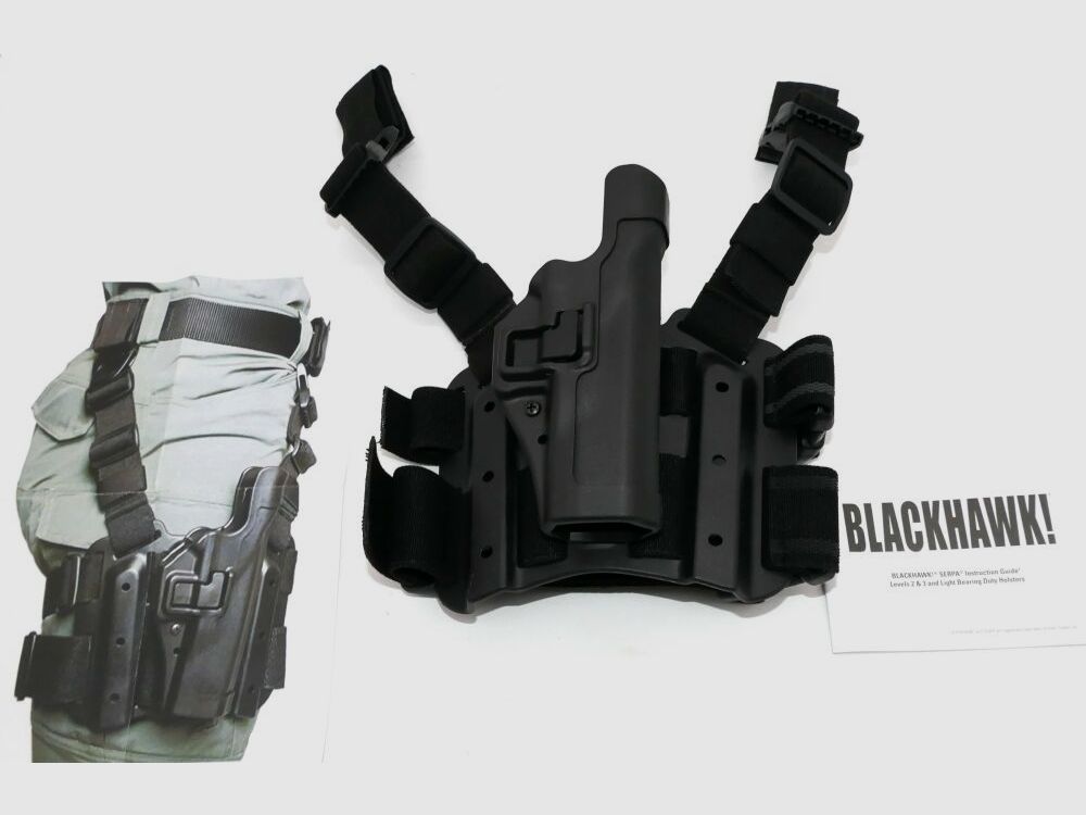 Blackhawk Blackhawk Glock Tactische Sepra Holster 17, 22, 19, 23, 31, 32 Rechts / Rechts