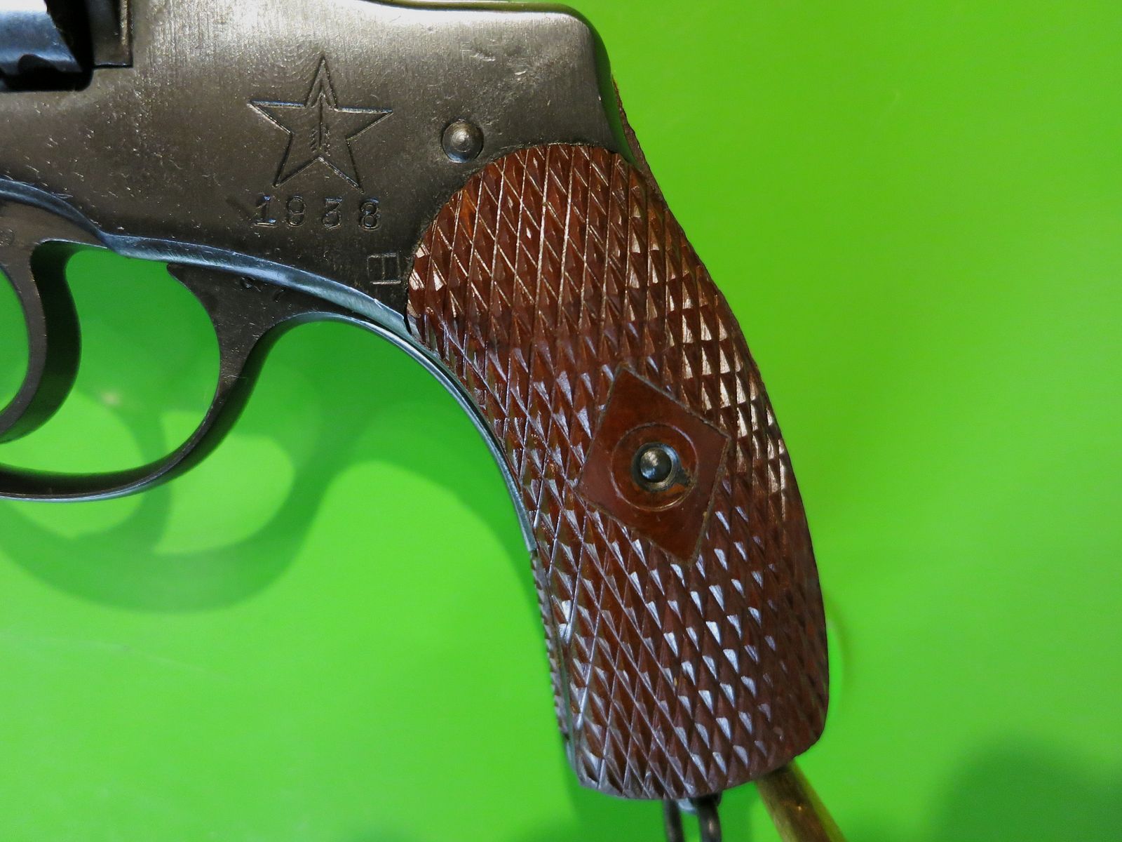 NAGANT-REVOLVER, 1938, gasdicht, 4mmM20, DA/SA Offiziere, perfekt Überarbeitet   #37-