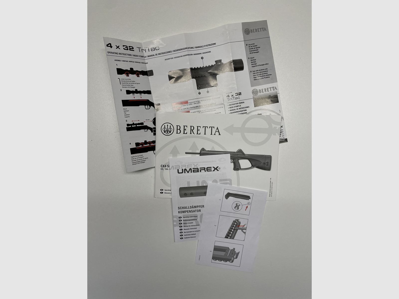 Beretta Cx4 Storm CO2 Luftgewehr 4,5 mm Diabolo mit viel Zubehör! Unikat