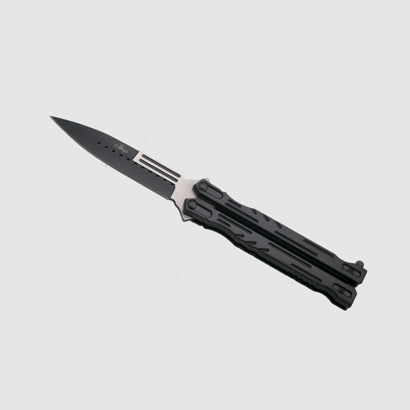 COLTELLO A FARFALLA – THIRD – BUTTERFLY LAMA ACCIAIO INOX 420 12,3cm, immagine 1 di 2