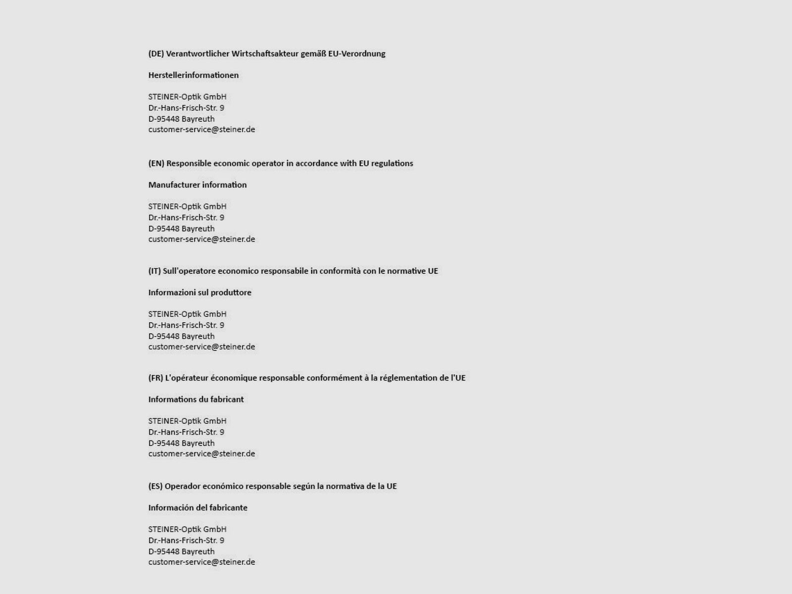 Steiner 202287820 Ranger 8 2-16x50 30mm mit Absehen LA 4A-I Reticle