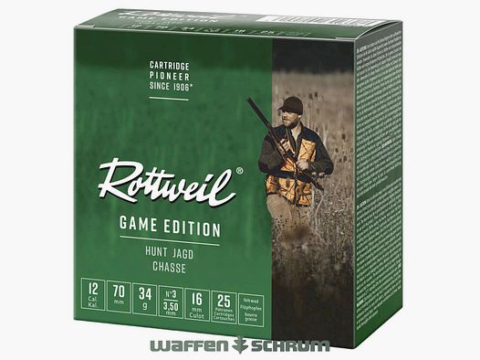 Rottweil 12/70 Game Edition Hunt 3,5mm - 34g