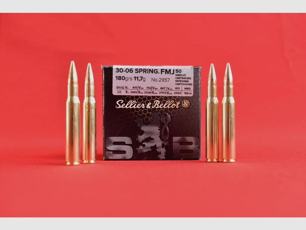 AMUNICJA S&B 30-06 FMJ 11,7g TRAINING