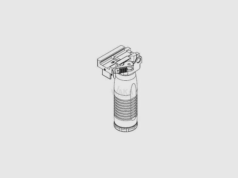 B&T Unigrip QD, klappbar aus Aluminium