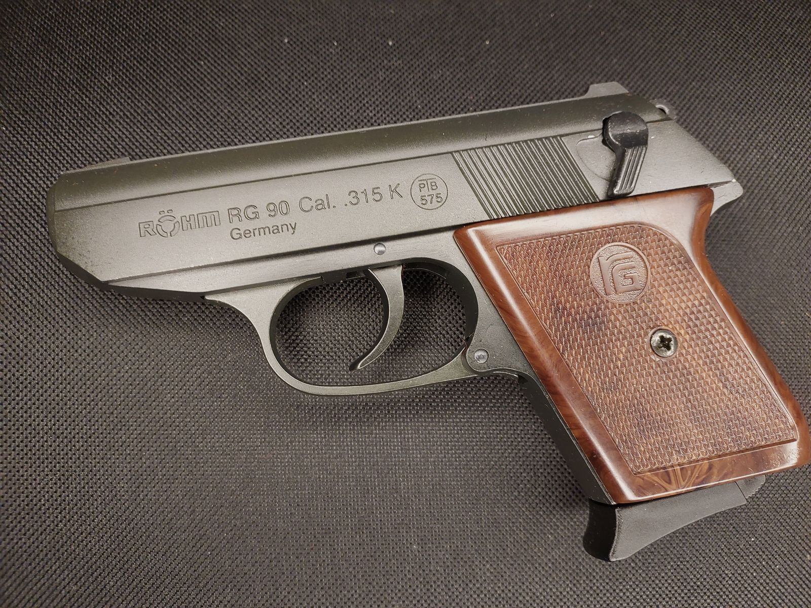Röhm RG90 / RG 90 pistolet alarmowy .315 Knall PTB 575 OVP, zdjęcie 2 z 5