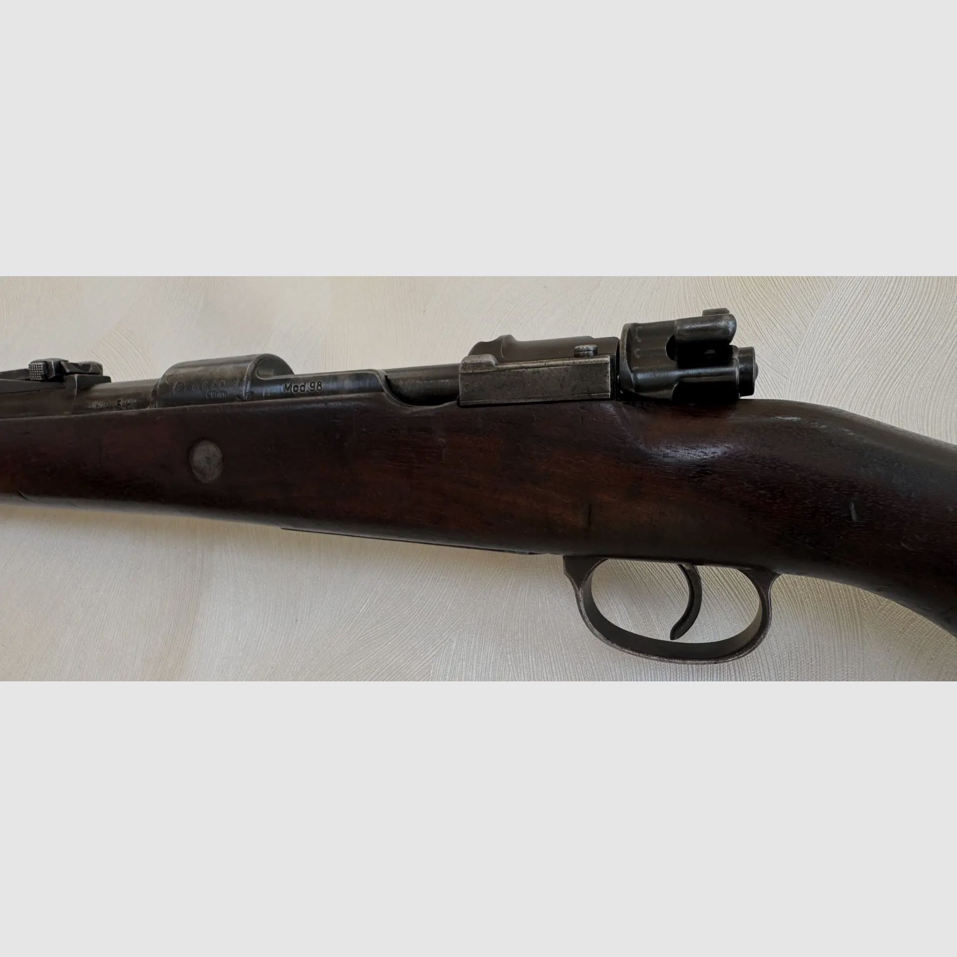 Mauser Karabiner 98k (K98k) – S/42 (1937) – Kaliber 8x57IS – mit WaA63-Abnahmestempeln