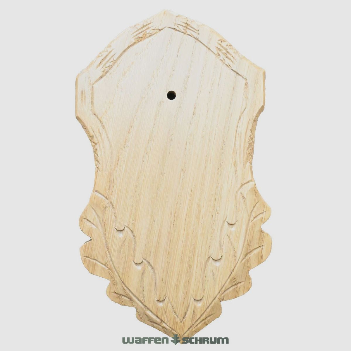 Eurohunt antler board 15x10cm outer dimensions 19x12cm oak - carved