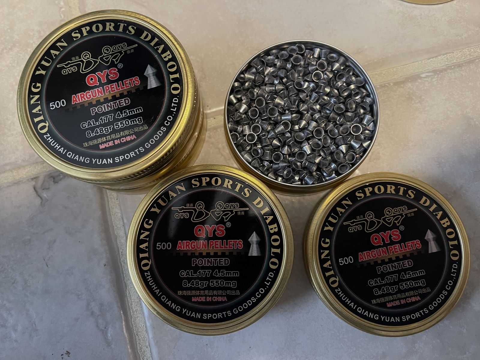 Diabolo 4,5mm für Luftgewehr und Luftpistole