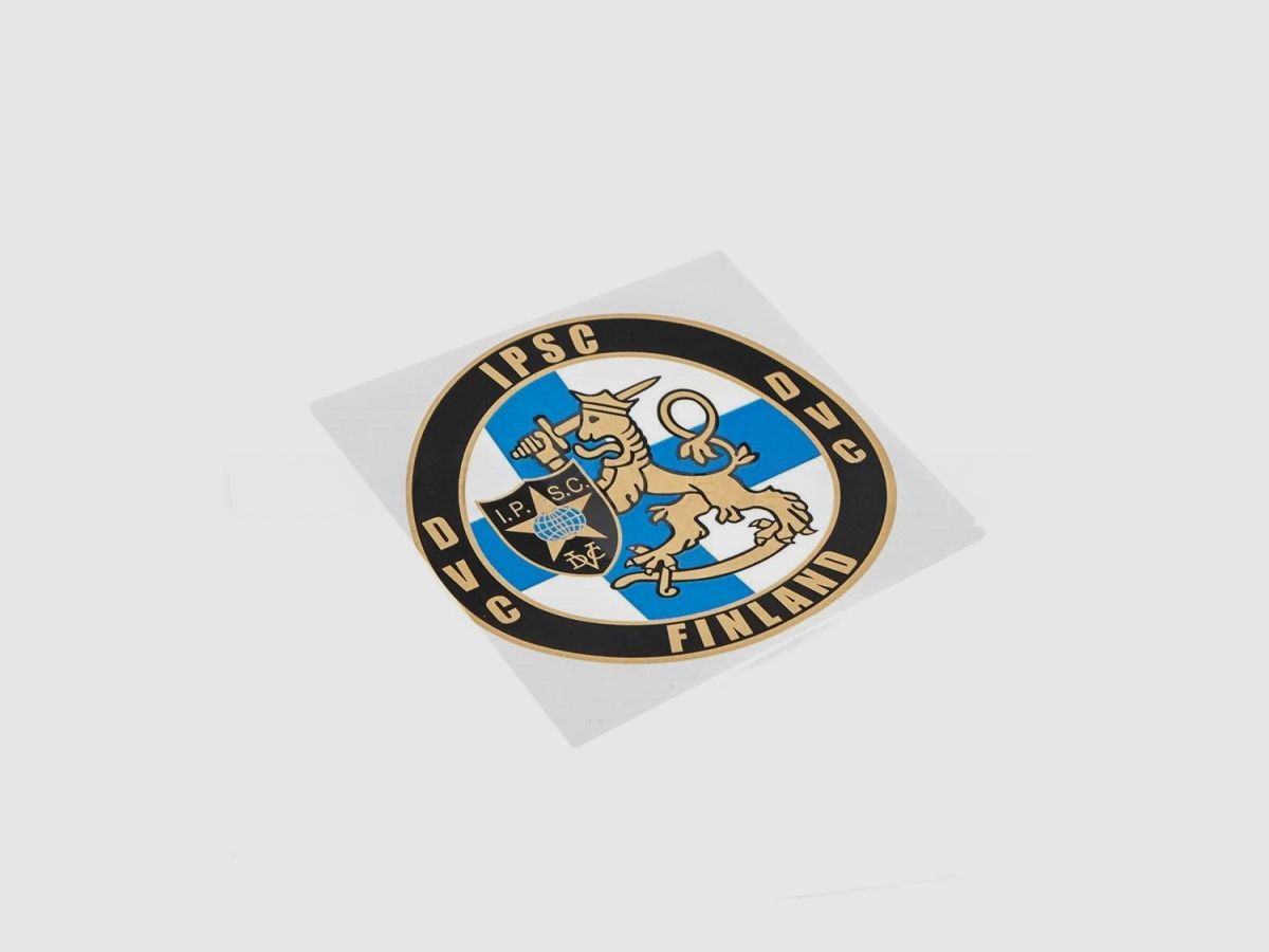 Finnischer IPSC-Regionenaufkleber - 8 cm, Bild 3 von 3