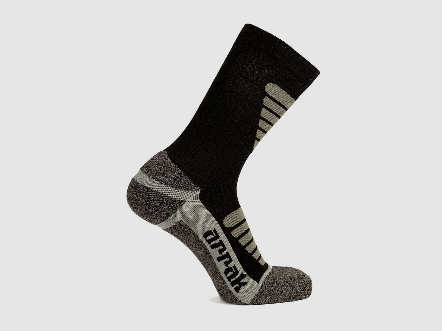 Arrak Outdoor Hiking Socken Schwarz 35-37