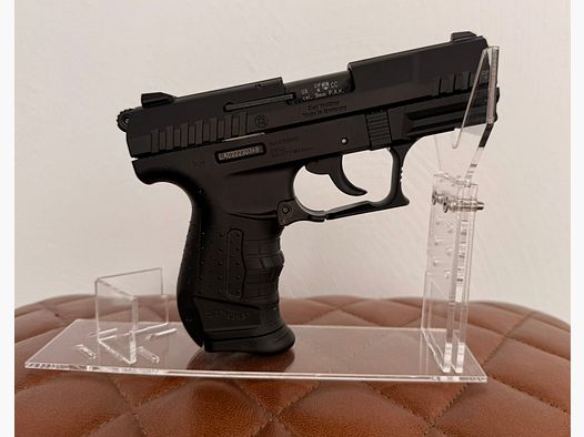 Walther P22 Ready blank firing pistol 9mm P.A.K. blued with holster