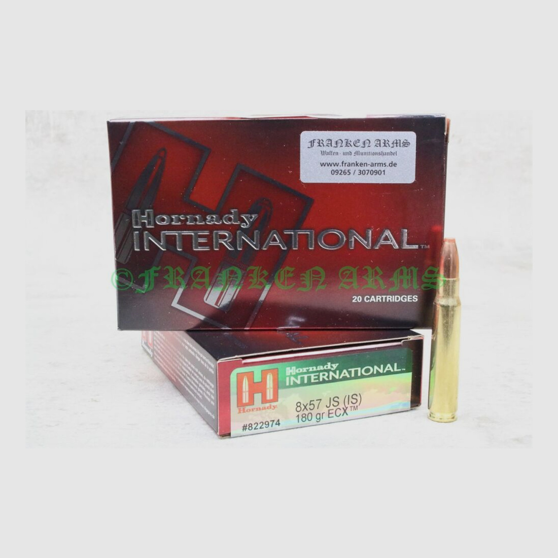 Hornady ECX 8x57IS 180gr. 11.7g 20 pieces tiered price