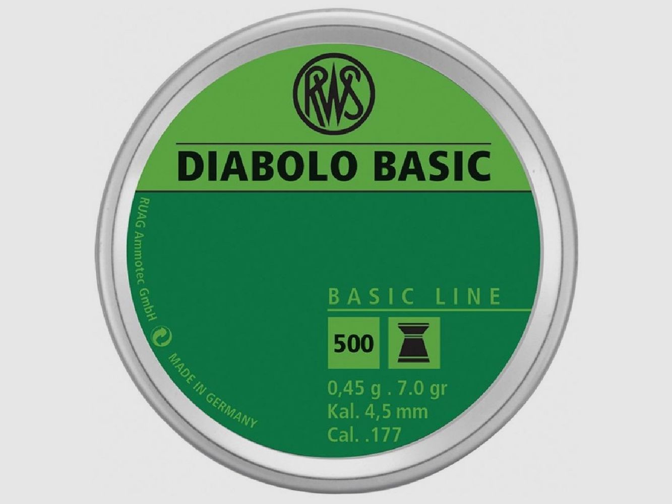 RWS DIABOLO BASIC 4,5 MM, Bild 1 von 2