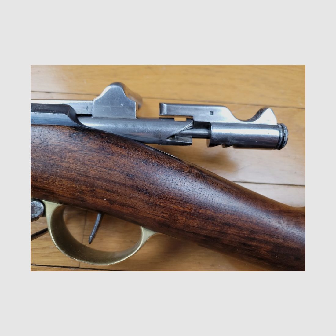 Mooie Gendarmerie Paardengeweer Gras 1874 – 11mm Gras – monomatrikule y c. zeldzaam bajonet met huls 1874 -TBE, afbeelding 14 van 27